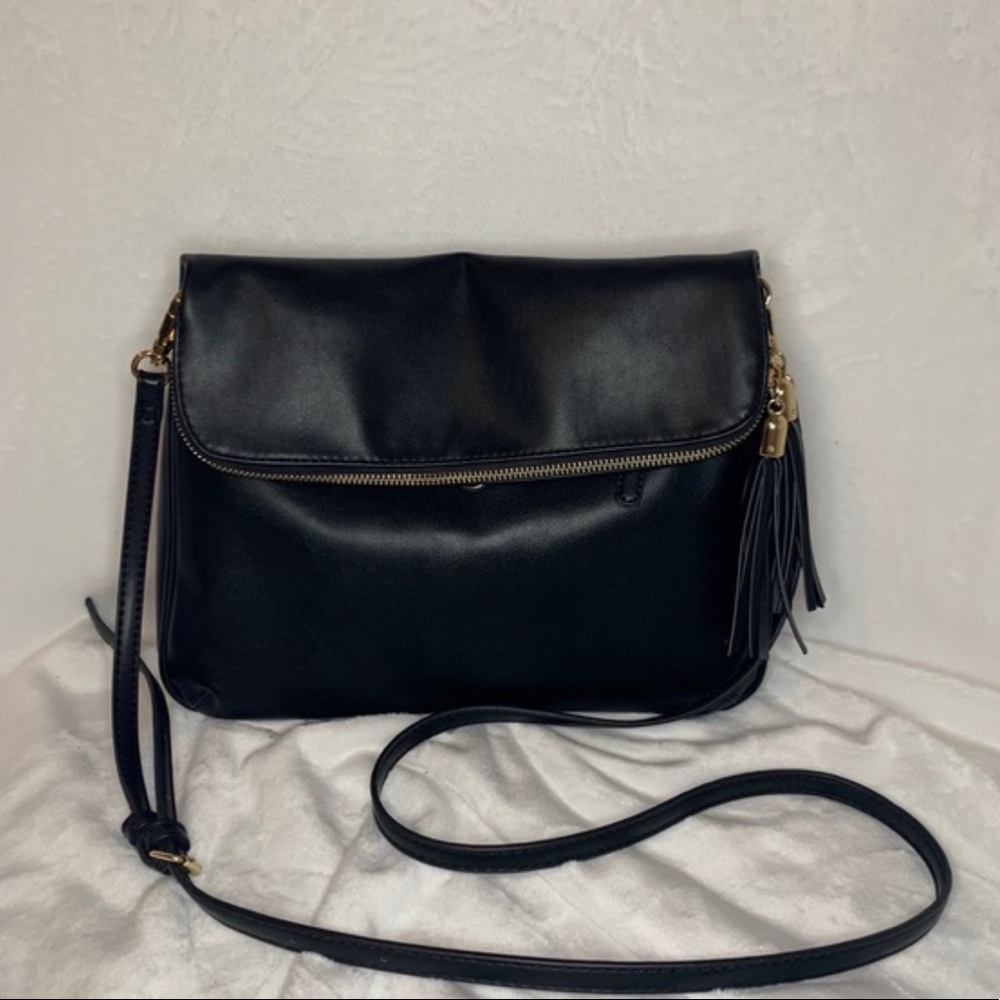 ☁️Sole Society Black Crossbody Faux Leather